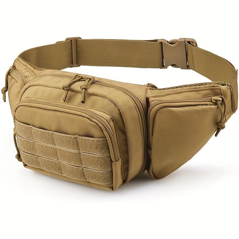 Multi-functional Casual Tactical Waist Bag, Outdoor Fanny Pack for Men Women with Storage