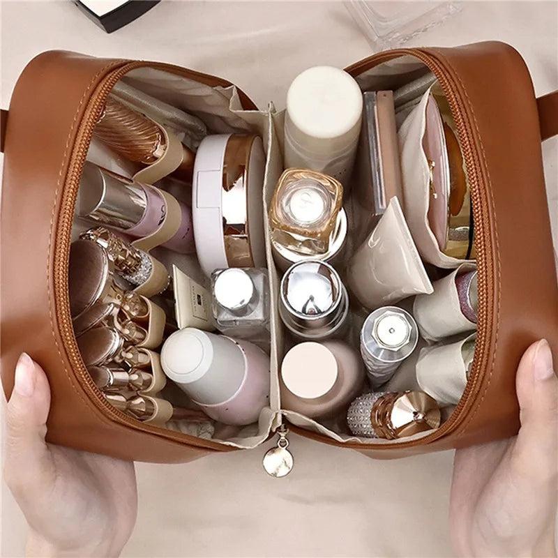 Portable Girl Makeup Bag Women Handbag Pouch Toiletry Bag Make Up Organizer Case Waterproof Wash Kit Travel Cosmetic Bag bow Waterproof Travel Makeup Organizer makeup storage