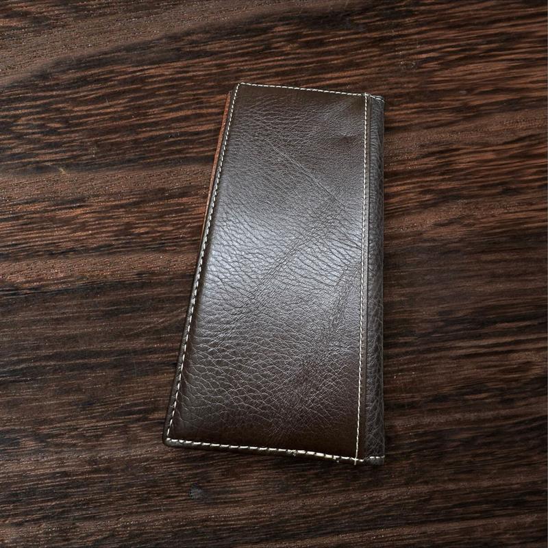 Western Stakes Leather Long Wallet Floral Embossed Tooled Bi Fold Soft Leather Longhorn Concho Checkbook Style Cowboy Hand Crafted High End Mens Wallets Leather Gifts For Men tiktok viral