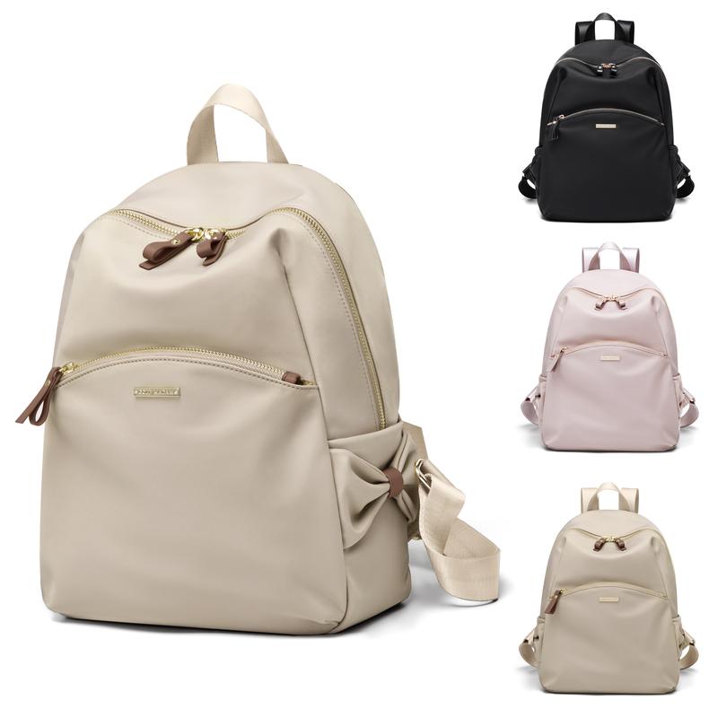 Stylish Backpack Purse for Women Girls Casual Travel Daypack Mini Backpack Handbag Nylon Bookbag