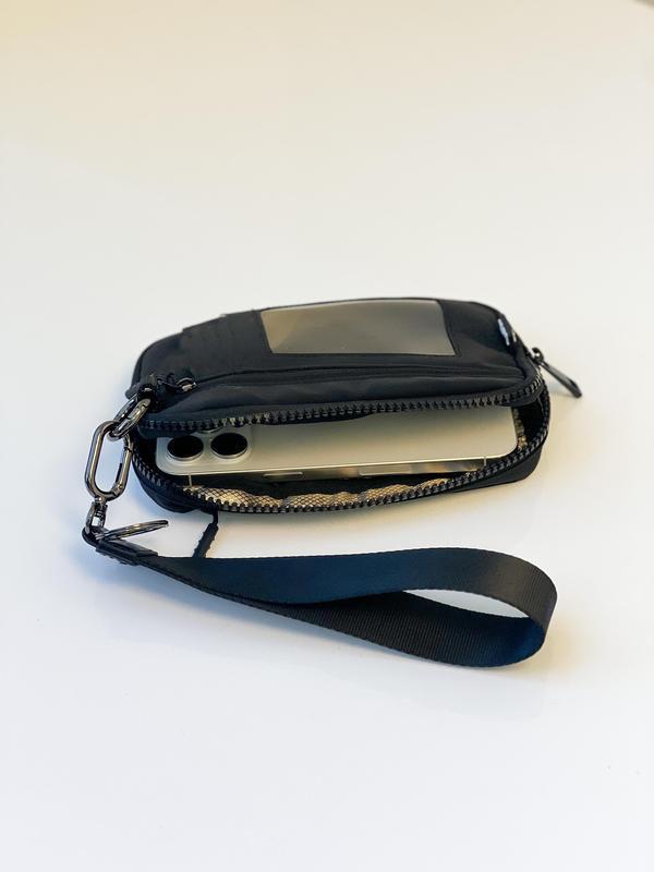 The Iris' Wallet 2nd Gen,Iris Wallets for Women, The Iris Pouch Wristlet, Iris Wallet Wristlet,Zippered Card Case with Id Window Hand Strap.