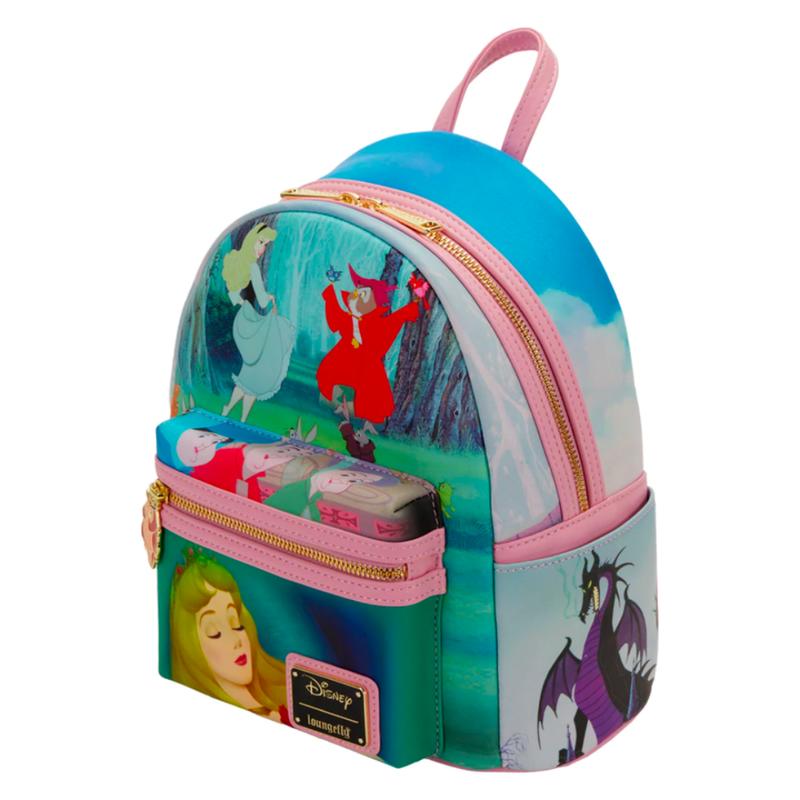 Sleeping Beauty Princess Scenes Mini Backpack