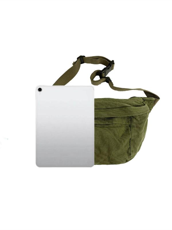 Women's Sporty Minimalist Fanny Pack, Trendy Large Capacity Sling Bag, Fashionable Versatile Bag for Outdoor Activities