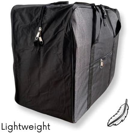 29 Inches Square Travel Duffle Bag Bolsa Maleta de Lona 70 Lb Cap Luggage Tote